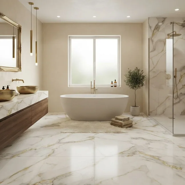 CALACATA LUX GOLD BRILLO
